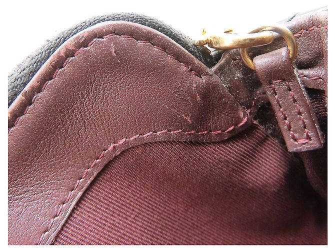 Bolso de hombro con cadena Chanel 2.55 Matelassé Negro - vista 12