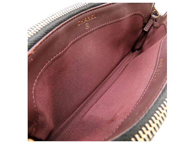 Bolso de hombro con cadena Chanel 2.55 Matelassé Negro - vista 6
