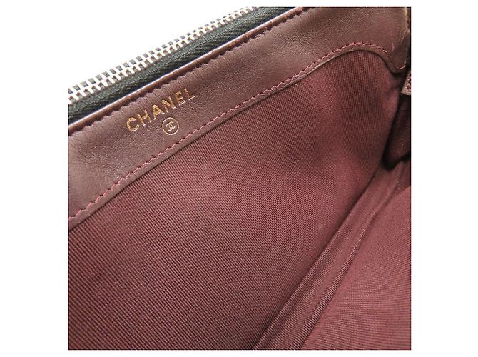 Bolso de hombro con cadena Chanel 2.55 Matelassé Negro - vista 8