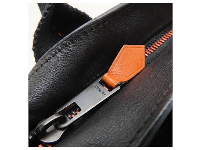 Hermès Borsa Hermes Caravan Horizontal PM Nero - vista 11