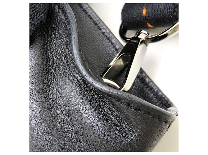 Hermès Borsa Hermes Caravan Horizontal PM Nero - vista 14