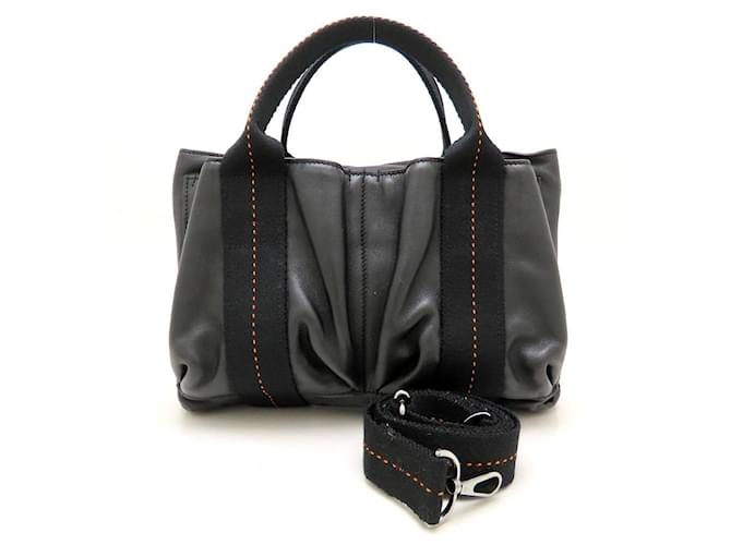 Hermès Borsa Hermes Caravan Horizontal PM Nero - vista 2