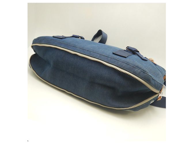 Bolso Tote Loewe Eye Nature Azul - vista 14