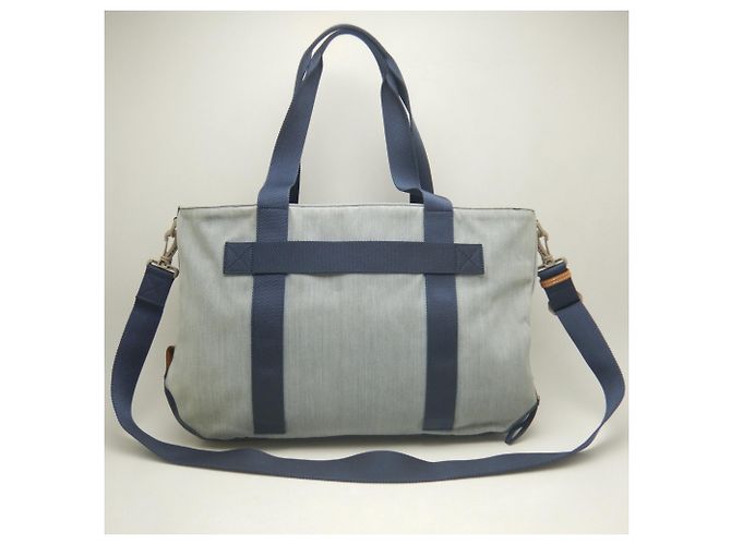 Bolso Tote Loewe Eye Nature Azul - vista 3