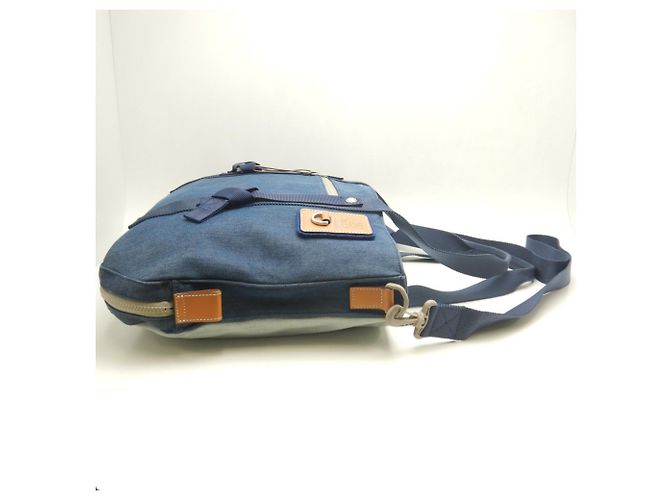 Bolso Tote Loewe Eye Nature Azul - vista 8