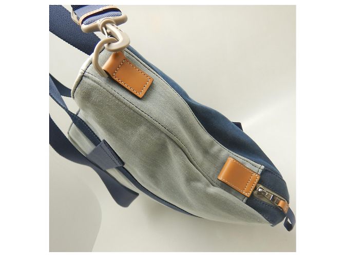 Bolso Tote Loewe Eye Nature Azul - vista 9