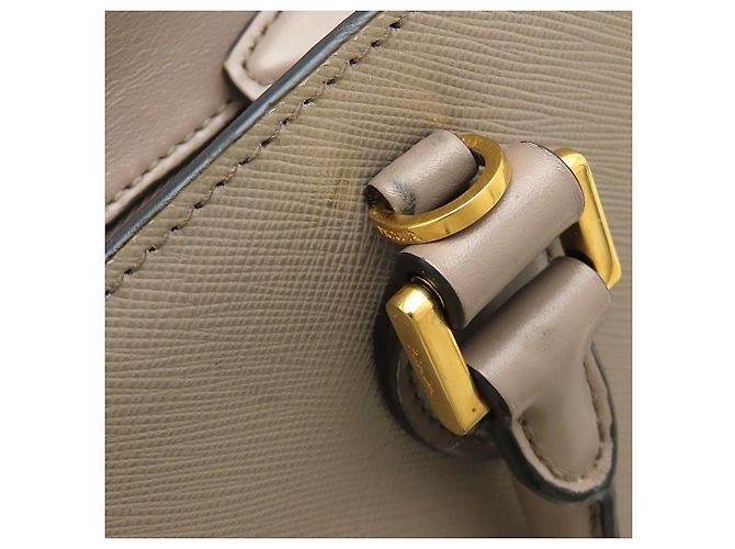 Prada Schultertasche aus Saffiano-Leder Grau - Ansicht 17