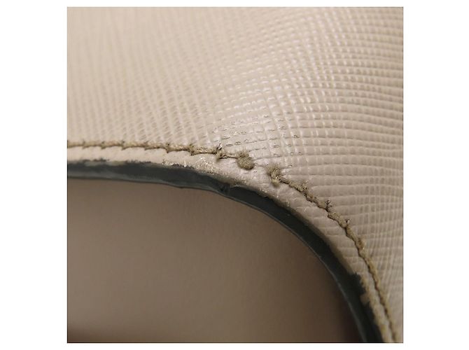 Prada Schultertasche aus Saffiano-Leder Grau - Ansicht 22