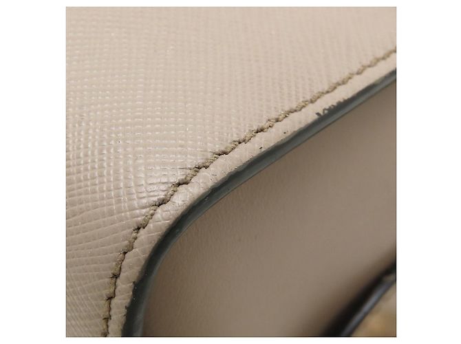 Prada Schultertasche aus Saffiano-Leder Grau - Ansicht 25