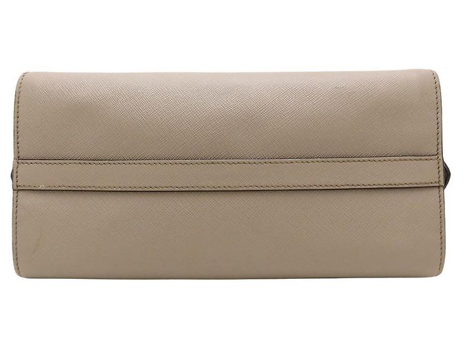 Prada Schultertasche aus Saffiano-Leder Grau - Ansicht 4