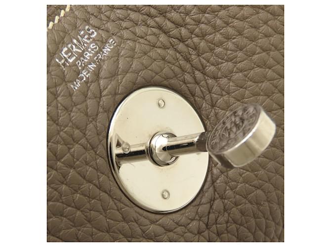 Hermès Borsa HERMES Lindy 26 Taupe - vista 18