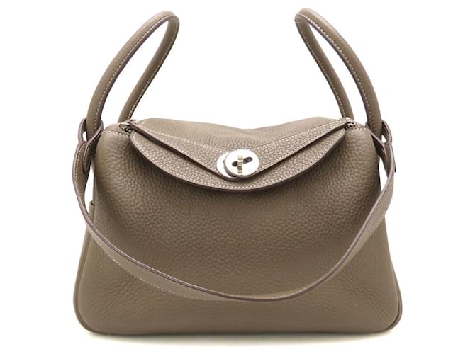 Hermès Borsa HERMES Lindy 26 Taupe - vista 2