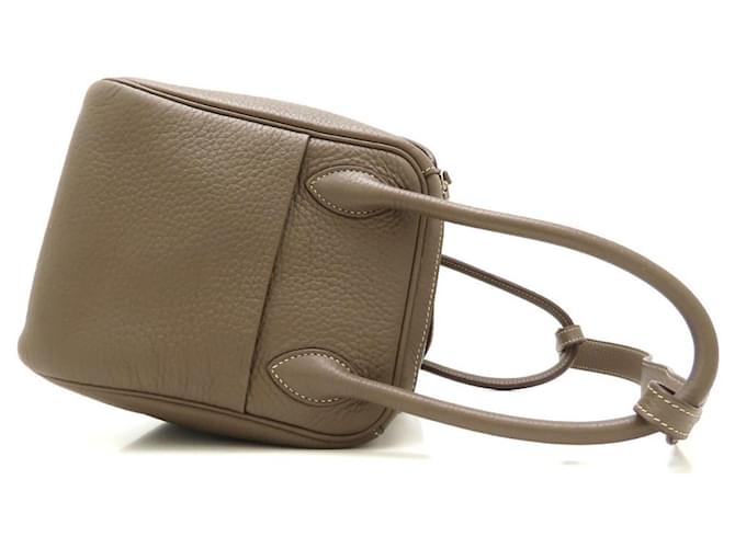 Hermès Borsa HERMES Lindy 26 Taupe - vista 3