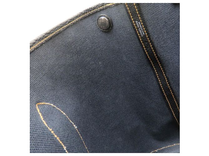 Hermès Borsa Tote Hermes Garden Party PM Blu - vista 13