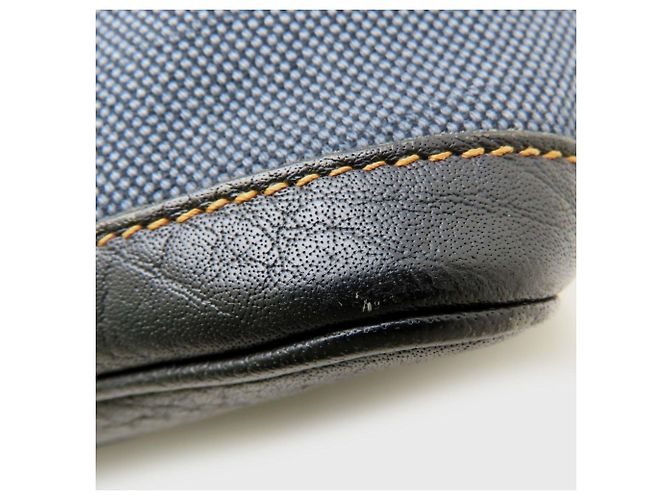 Hermès Borsa Tote Hermes Garden Party PM Blu - vista 17