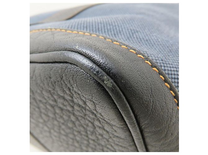 Hermès Borsa Tote Hermes Garden Party PM Blu - vista 18