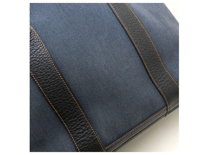 Hermès Borsa Tote Hermes Garden Party PM Blu - vista 21