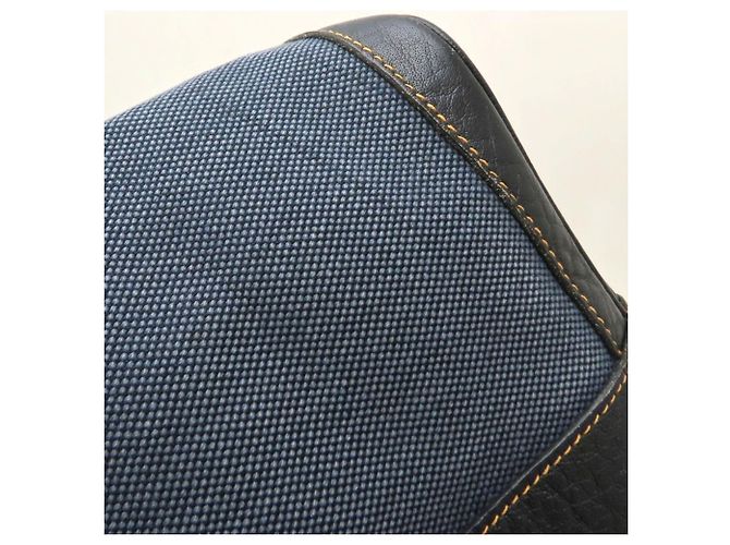 Hermès Borsa Tote Hermes Garden Party PM Blu - vista 26