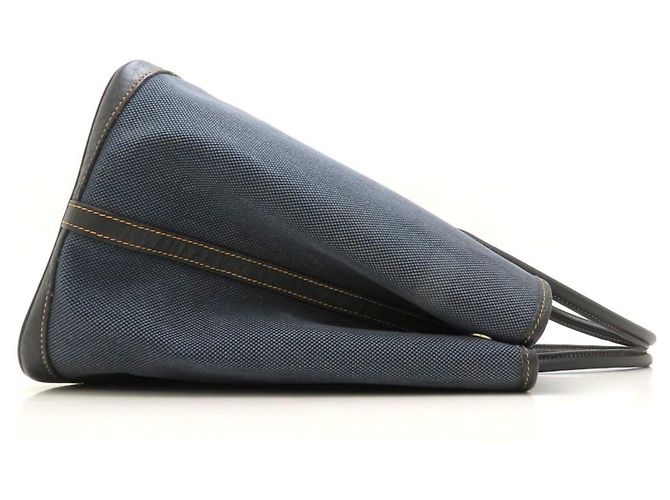 Hermès Borsa Tote Hermes Garden Party PM Blu - vista 3