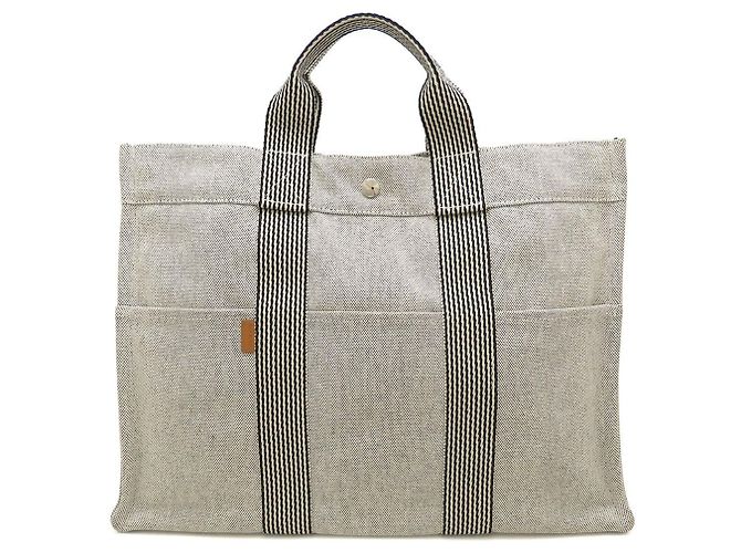 Hermès Borsa Hermes Fourre-Tout MM Marrone - vista 2