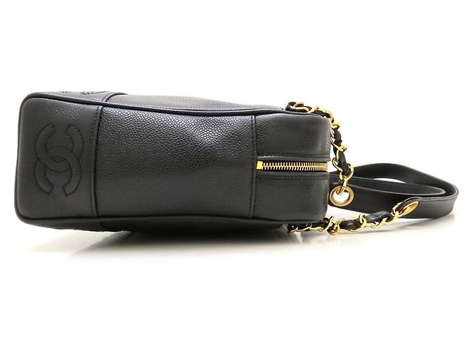 Timeless Borsa a tracolla CHANEL Triple Coco Mark A03675 Nero - vista 3