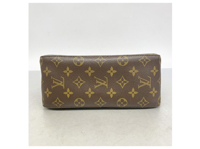 Borsa a tracolla Louis Vuitton Monogram Looping MM Marrone - vista 3
