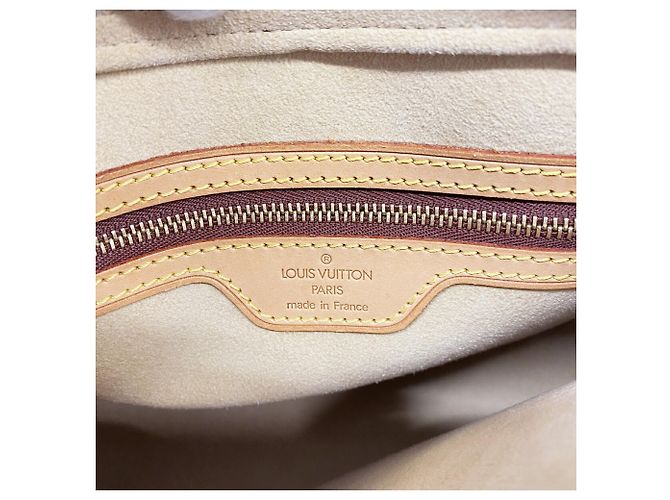 Borsa a tracolla Louis Vuitton Monogram Looping MM Marrone - vista 5