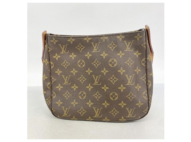 Borsa a tracolla Louis Vuitton Monogram Looping MM Marrone - vista 10