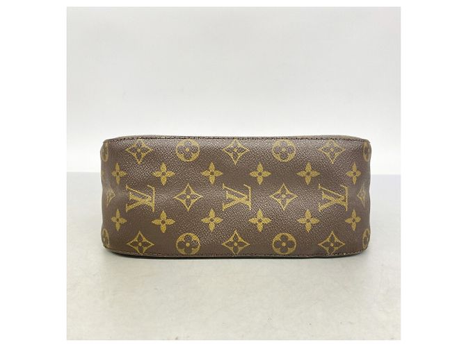 Borsa a tracolla Louis Vuitton Monogram Looping MM Marrone - vista 3