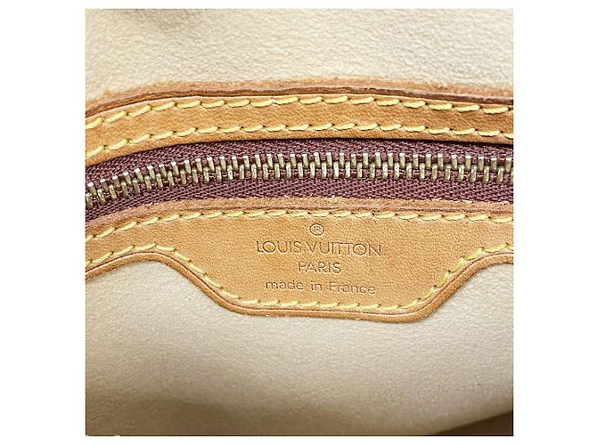 Borsa a tracolla Louis Vuitton Monogram Looping MM Marrone - vista 5