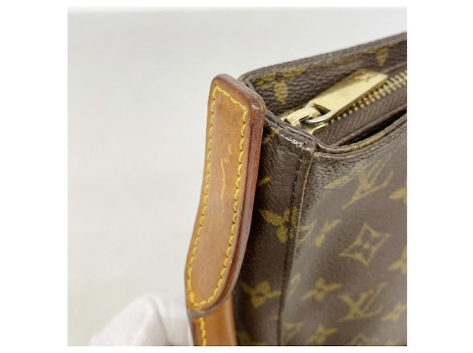 Borsa a tracolla Louis Vuitton Monogram Looping MM Marrone - vista 6