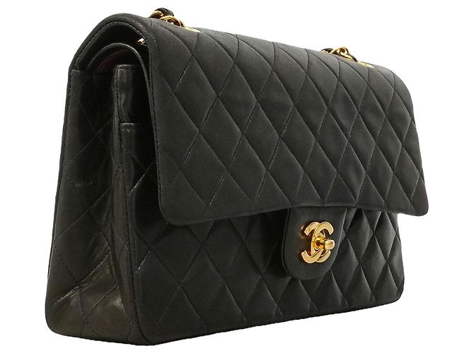 Chanel Matelassé Schultertasche Schwarz - Ansicht 2
