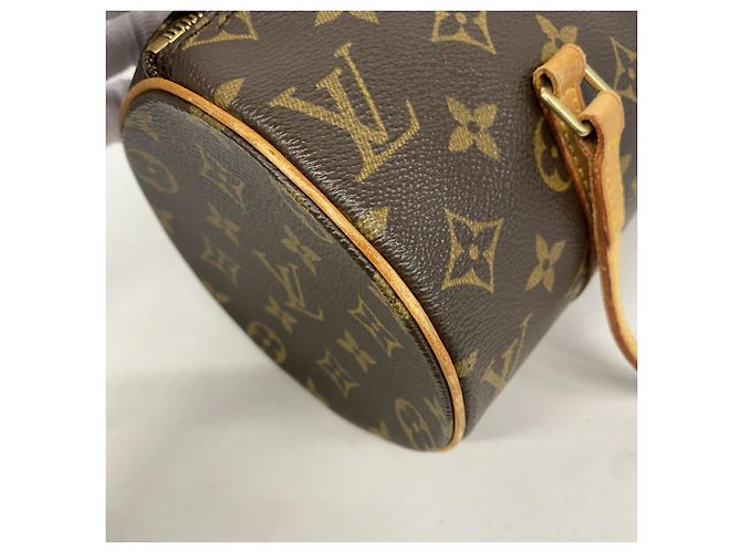 Borsa Louis Vuitton Monogram Papillon 26 Marrone - vista 6