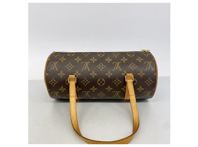 Borsa Louis Vuitton Monogram Papillon 26 Marrone - vista 9