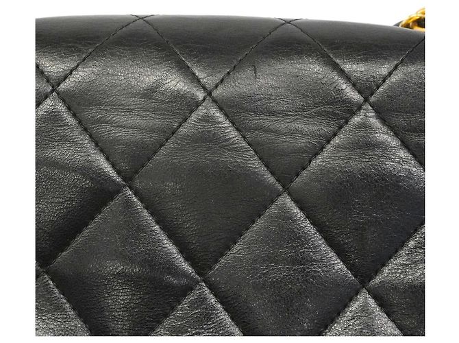 Borsa a tracolla Chanel Diana Chain Nero - vista 13