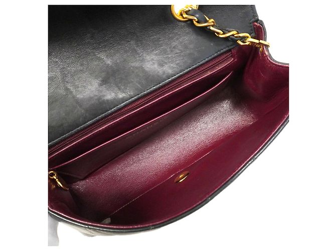 Borsa a tracolla Chanel Diana Chain Nero - vista 4