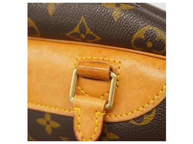Borsa Louis Vuitton Monogram Deauville Marrone - vista 10