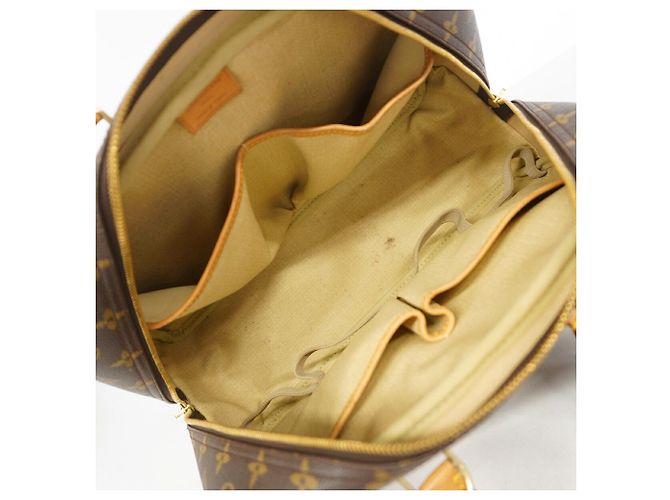 Borsa Louis Vuitton Monogram Deauville Marrone - vista 4