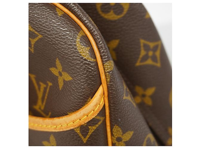 Borsa Louis Vuitton Monogram Deauville Marrone - vista 6