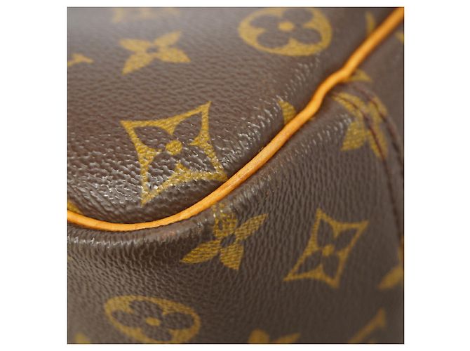 Borsa Louis Vuitton Monogram Deauville Marrone - vista 9