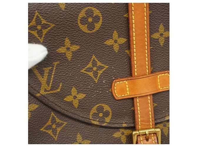 Borsa a tracolla Louis Vuitton Monogram Chantilly MM Marrone - vista 10