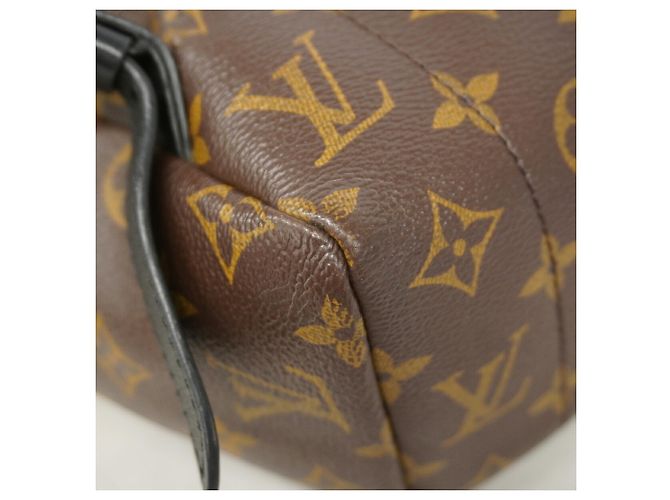 Zaino Louis Vuitton Monogram Palm Springs MM Marrone - vista 11