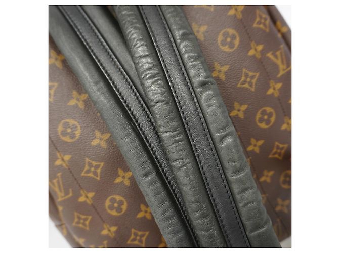 Zaino Louis Vuitton Monogram Palm Springs MM Marrone - vista 12