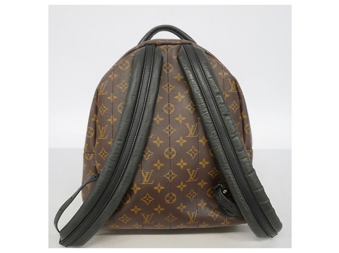 Zaino Louis Vuitton Monogram Palm Springs MM Marrone - vista 13