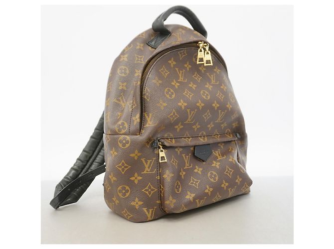 Zaino Louis Vuitton Monogram Palm Springs MM Marrone - vista 2