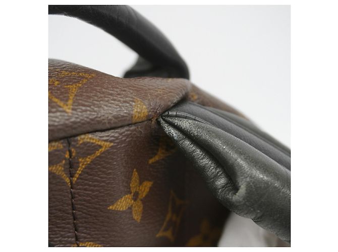 Zaino Louis Vuitton Monogram Palm Springs MM Marrone - vista 7