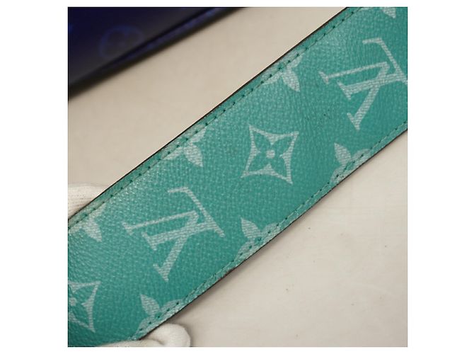 Borsa a tracolla Louis Vuitton Monogram Pacific PM Blu - vista 10