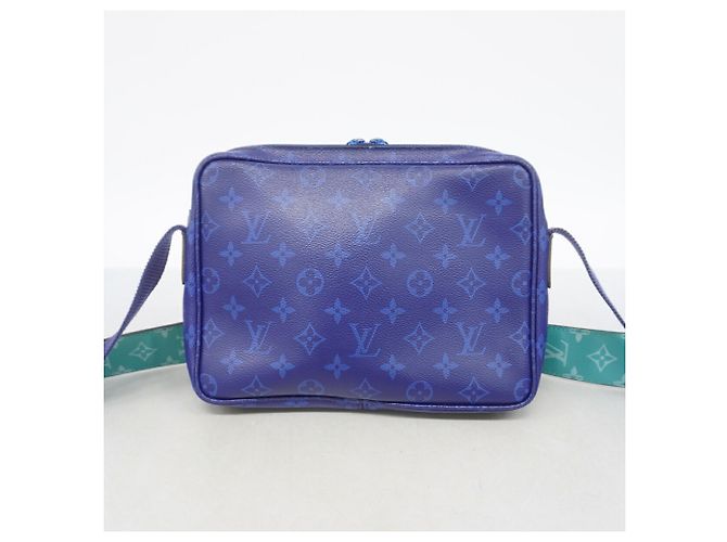 Borsa a tracolla Louis Vuitton Monogram Pacific PM Blu - vista 12