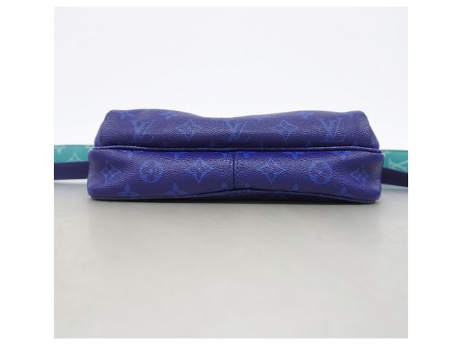 Borsa a tracolla Louis Vuitton Monogram Pacific PM Blu - vista 3