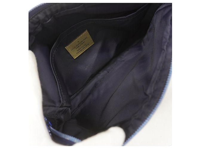 Borsa a tracolla Louis Vuitton Monogram Pacific PM Blu - vista 4